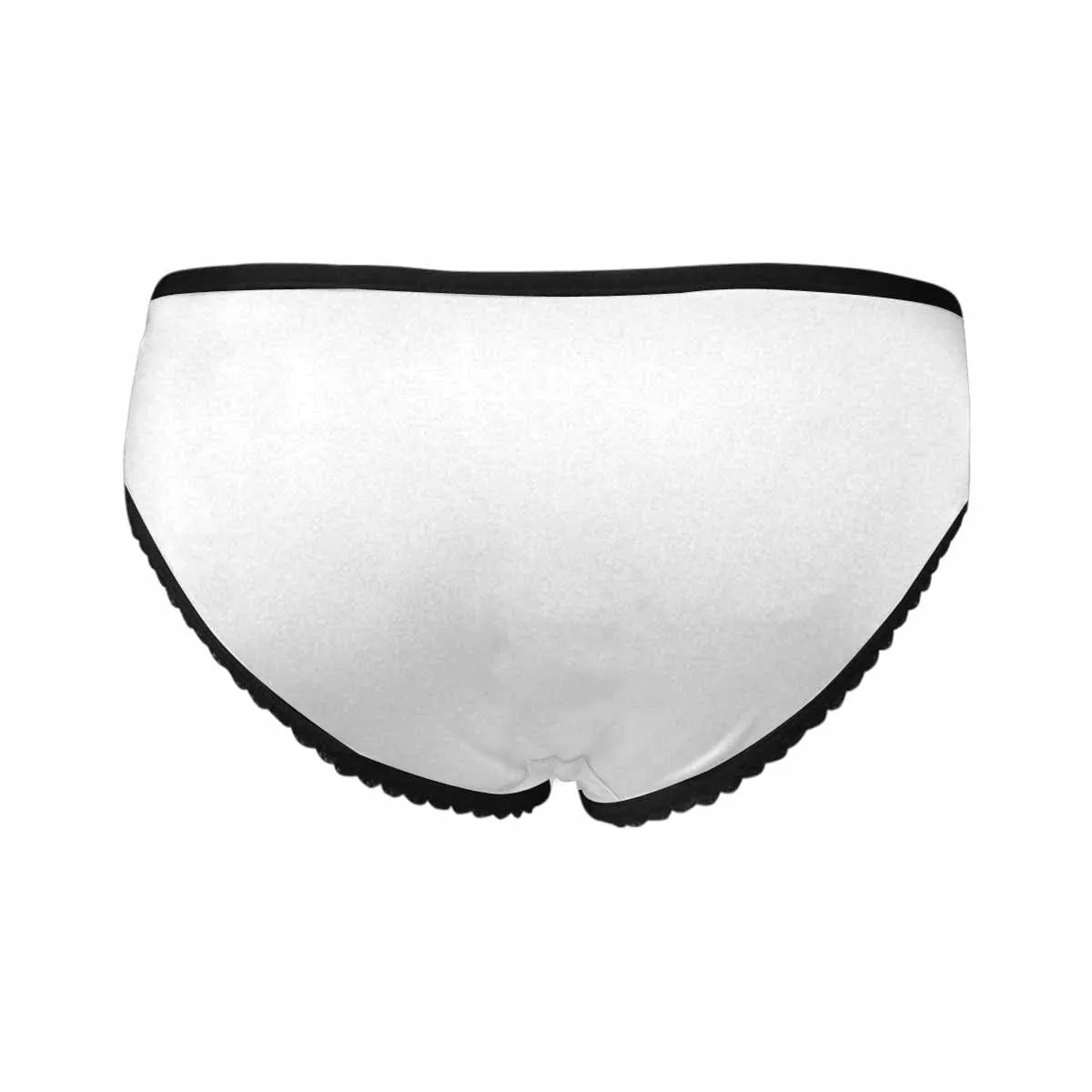 Custom Face Underwear for Women Personalized Scattered Love Women's All Over Print High-cut Briefs