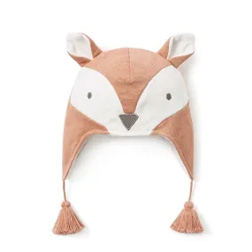 Elegant Baby Fox Aviator Knit Baby Hat