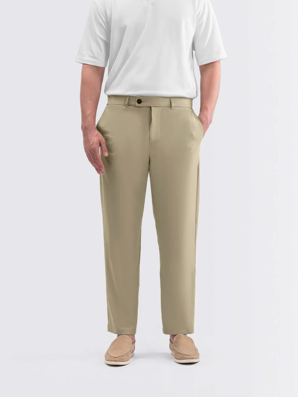 Feather Chino Pants Beige