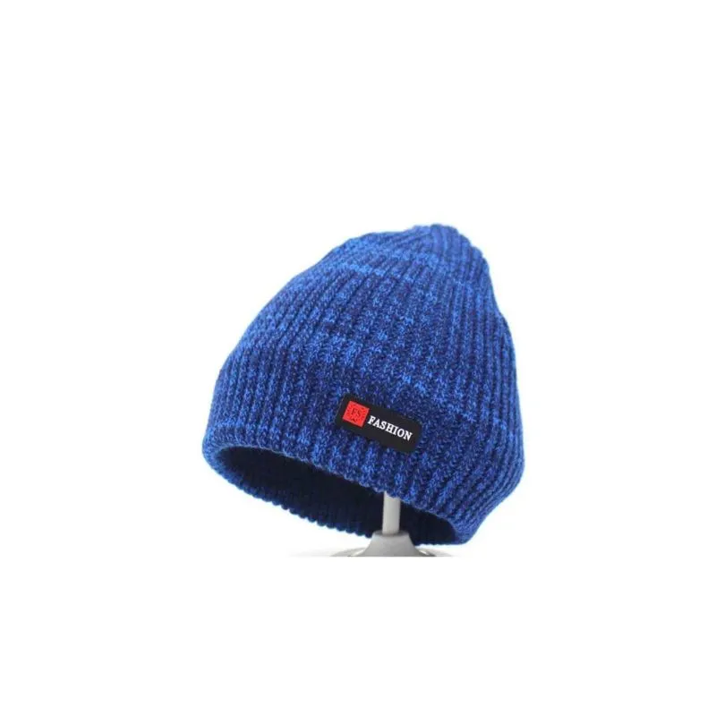 Fleece Lined Knit Beanie Hat