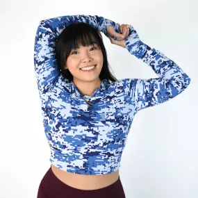 FLEO Foundation Long Sleeve Crop - Pixie Camo