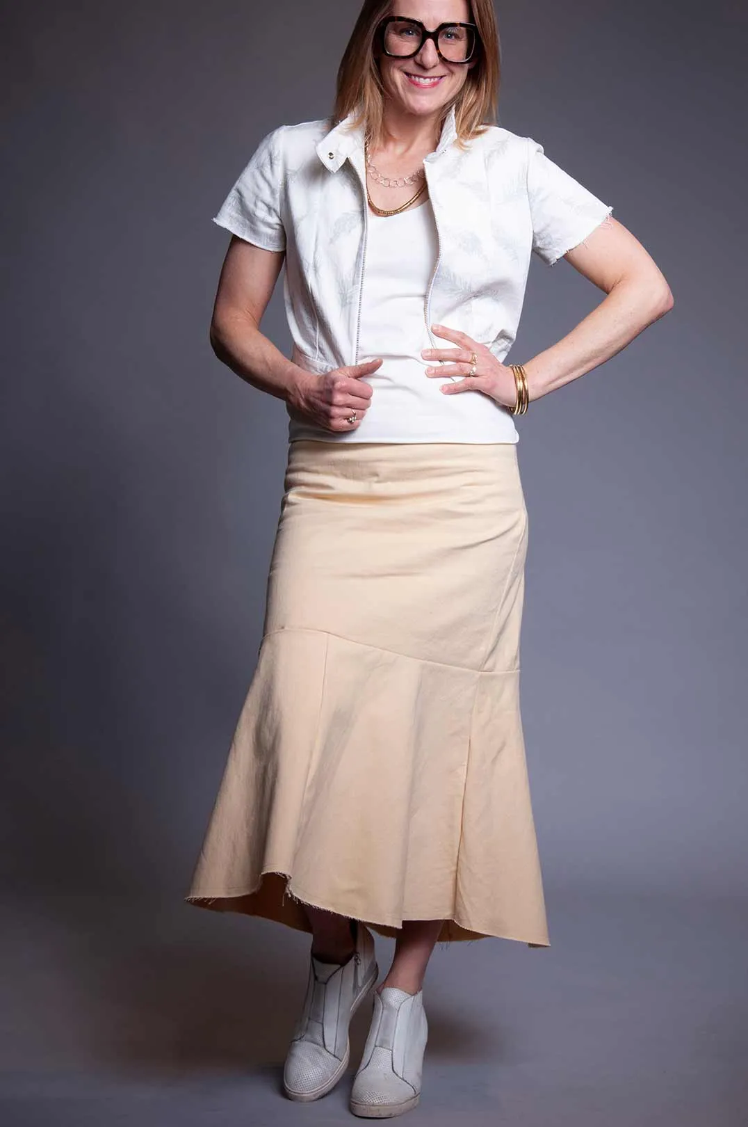 Flounce Skirt - Butter