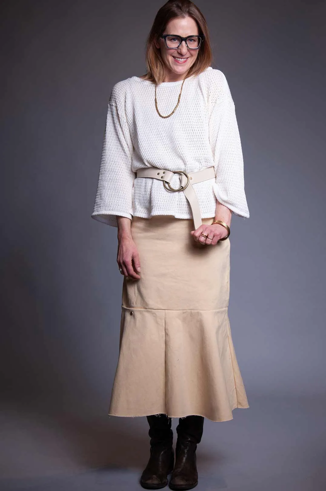 Flounce Skirt - Butter
