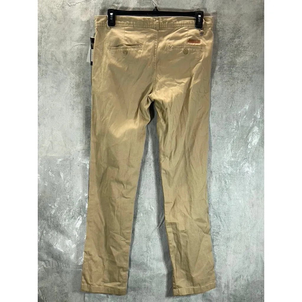 GALXY By HARVIC Men's Tan Straight-Leg Chino Pants SZ 32X32