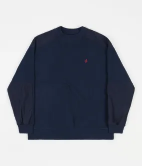 Gramicci Fleece Mock Neck Sweatshirt- Navy