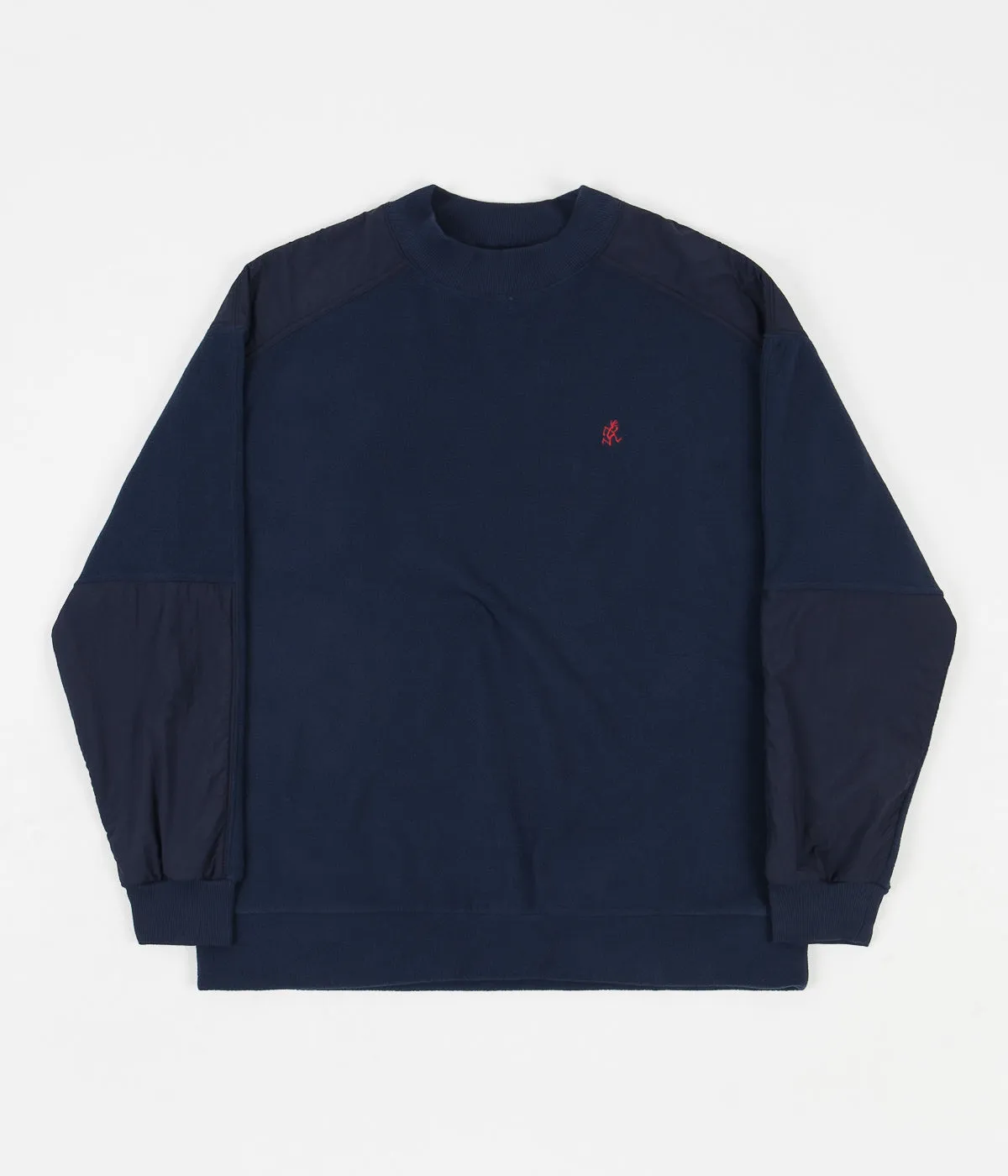 Gramicci Fleece Mock Neck Sweatshirt- Navy