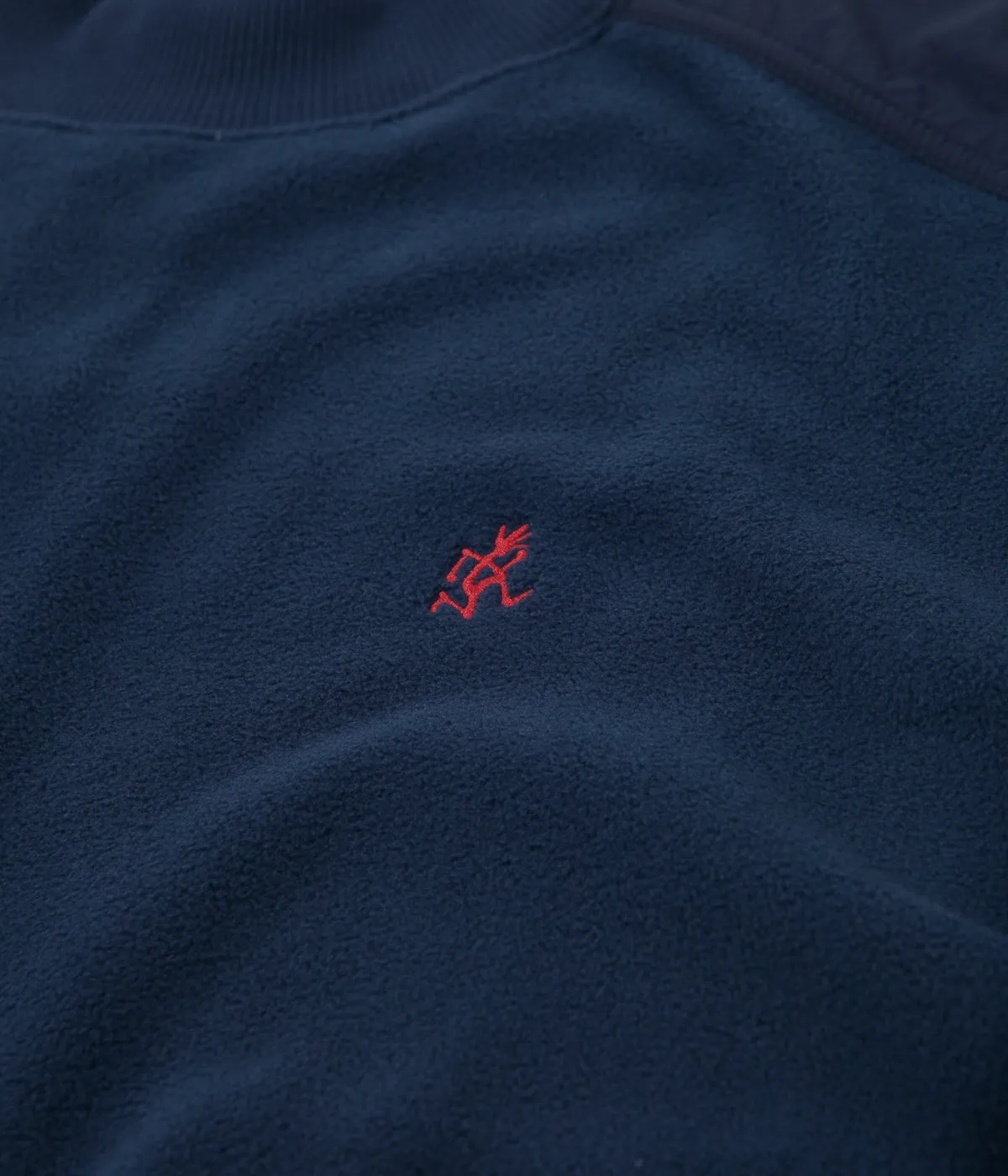 Gramicci Fleece Mock Neck Sweatshirt- Navy