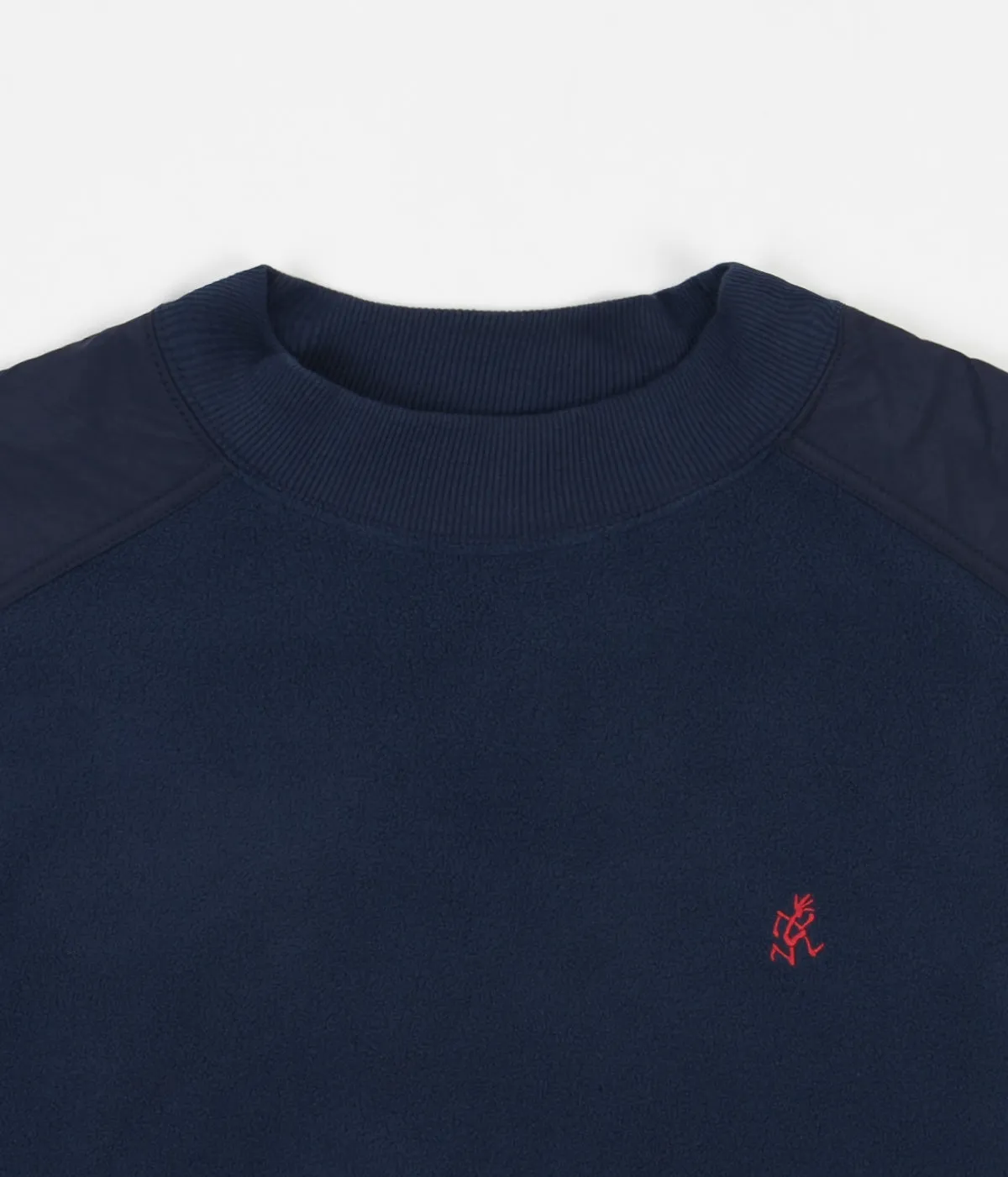Gramicci Fleece Mock Neck Sweatshirt- Navy