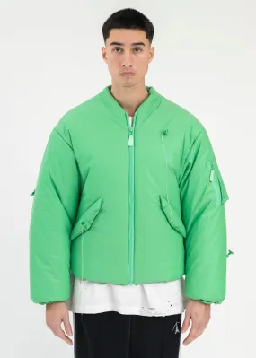 GREEN BALLOON BOMBER JACKET