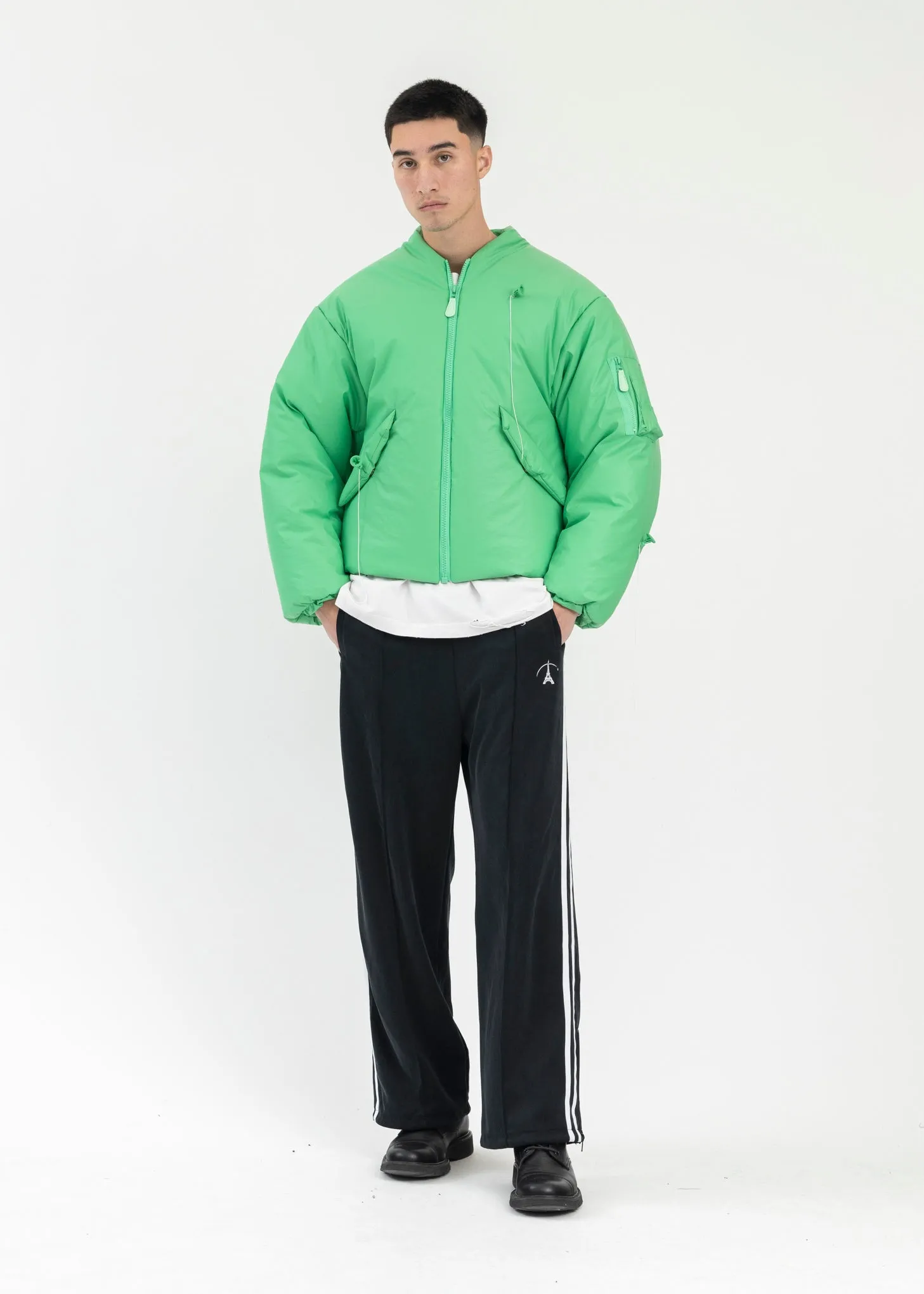 GREEN BALLOON BOMBER JACKET