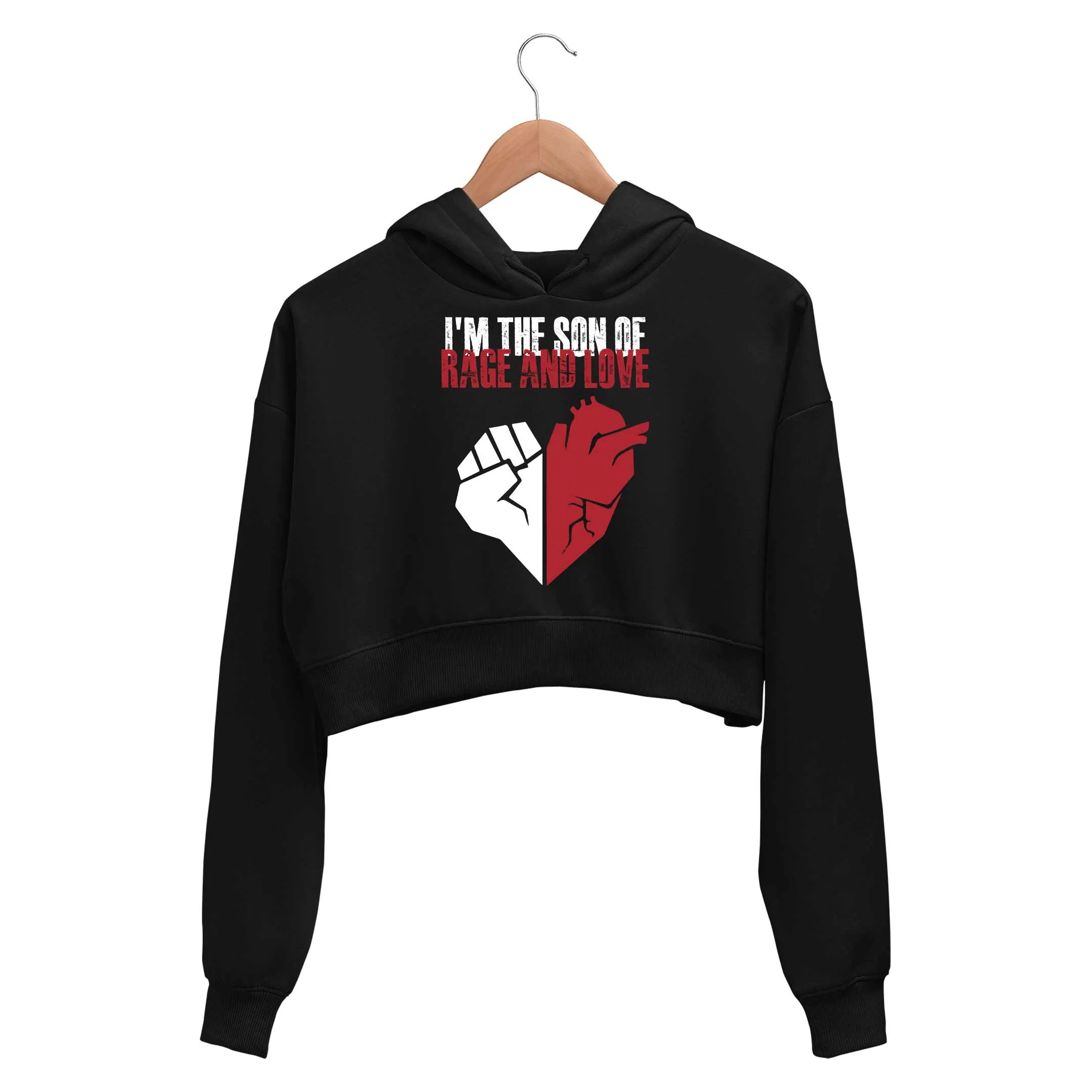 Green Day Crop Hoodie - Jesus Of Suburbia