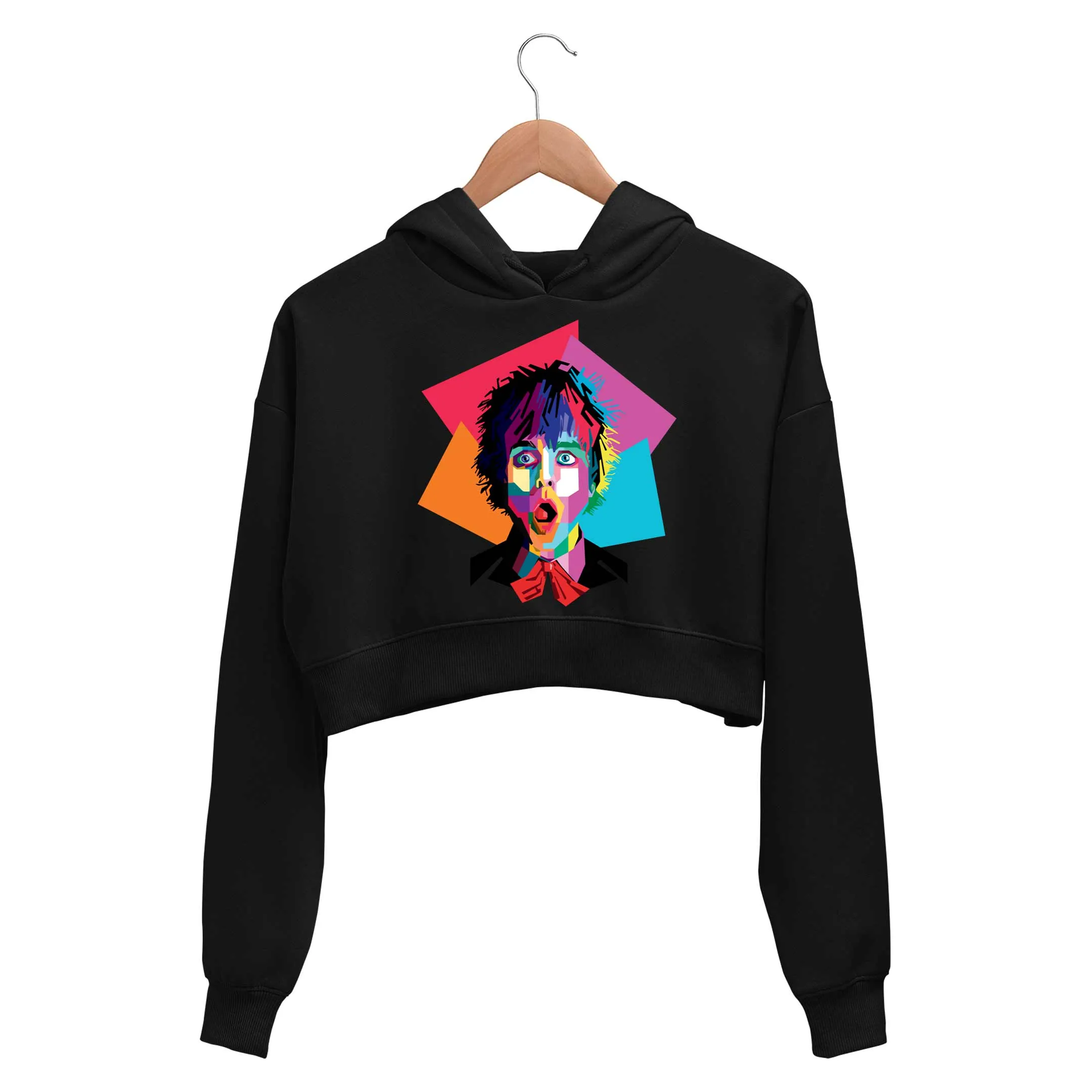 Green Day Crop Hoodie - Pop Art