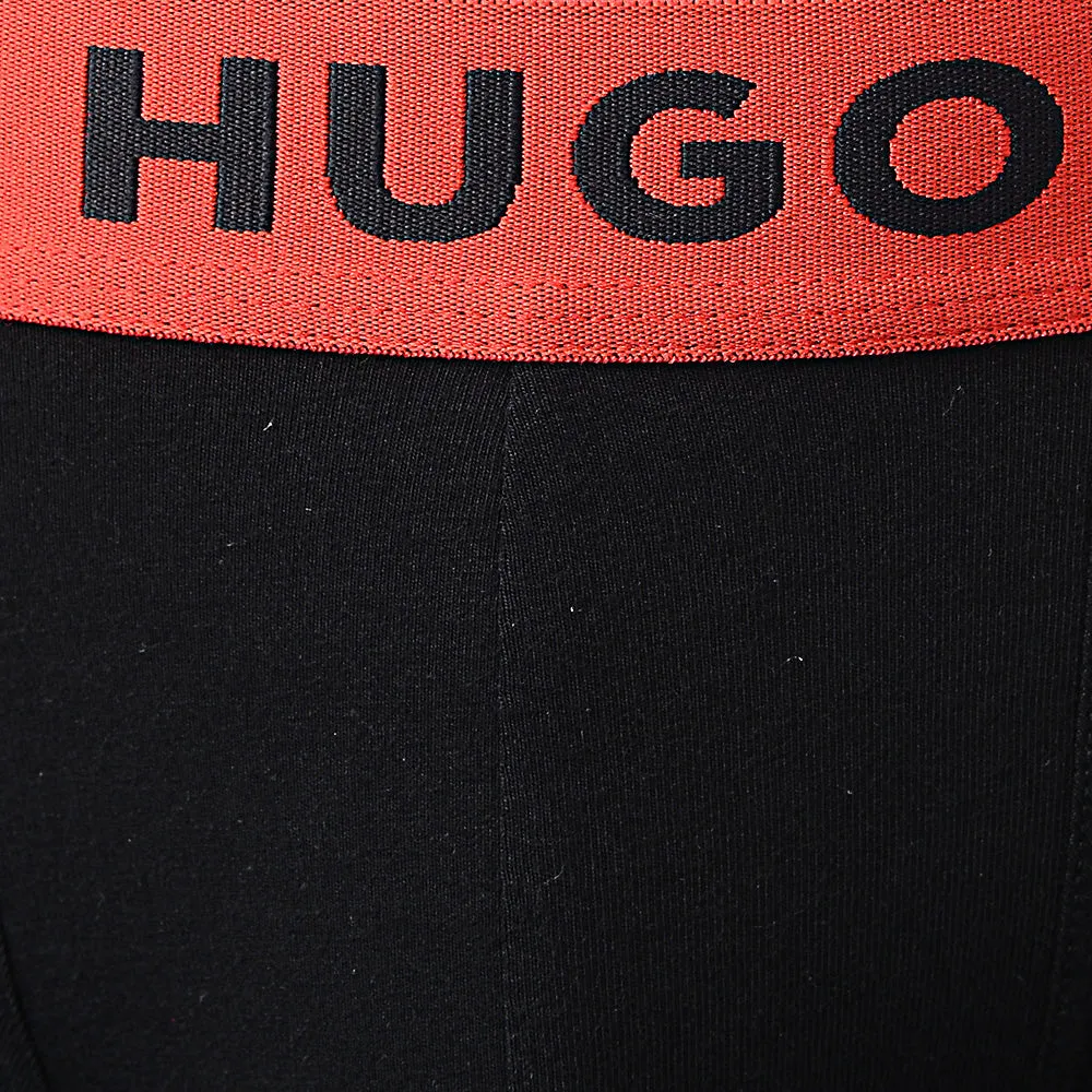 HUGO Bodywear Mens Black 2 Pack Trunks Gift Set