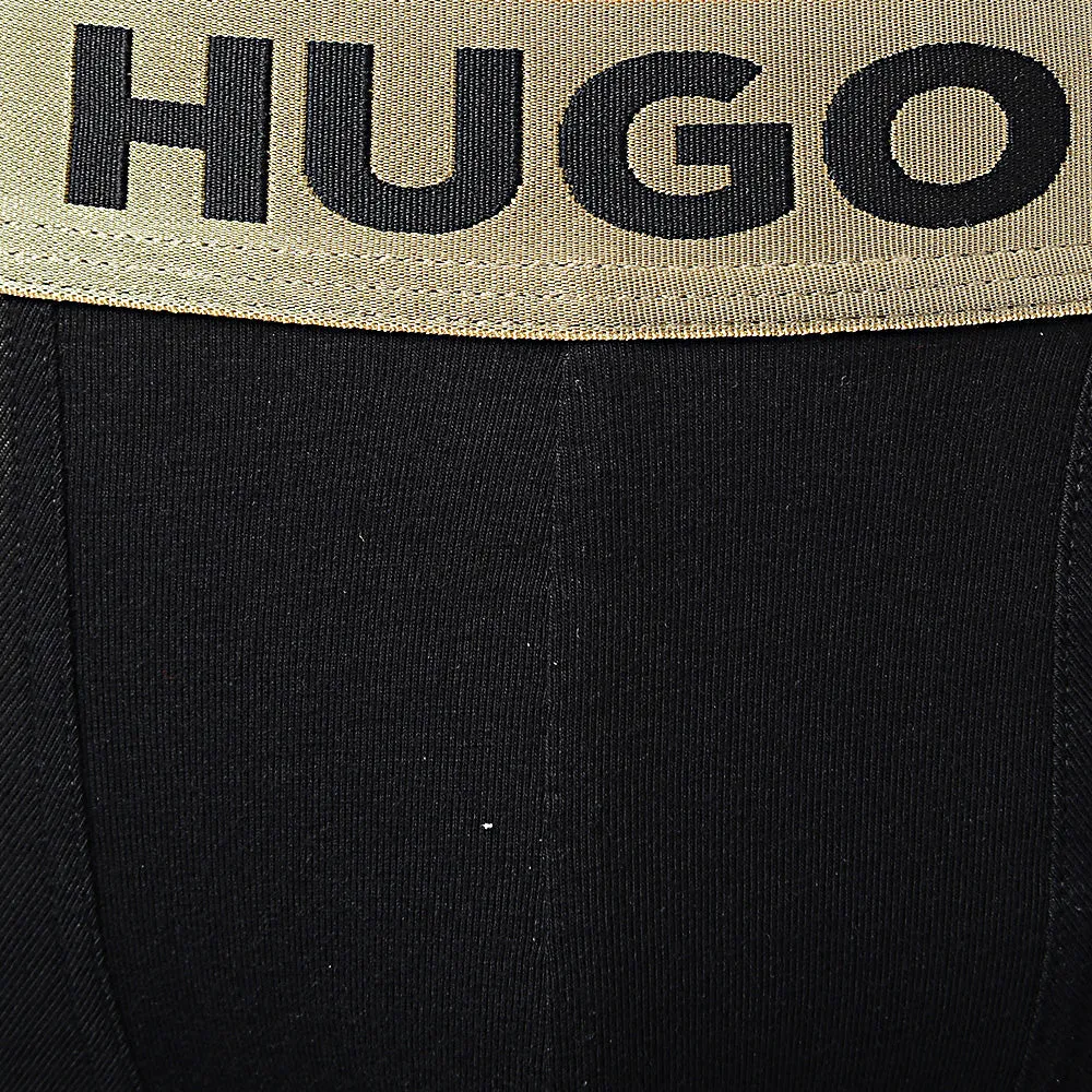HUGO Bodywear Mens Black 2 Pack Trunks Gift Set