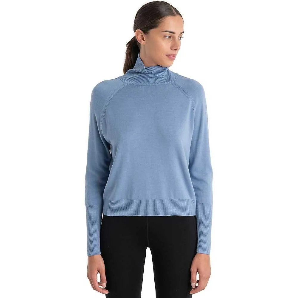 Icebreaker Women's Merinofine Luxe LS High Neck Sweater