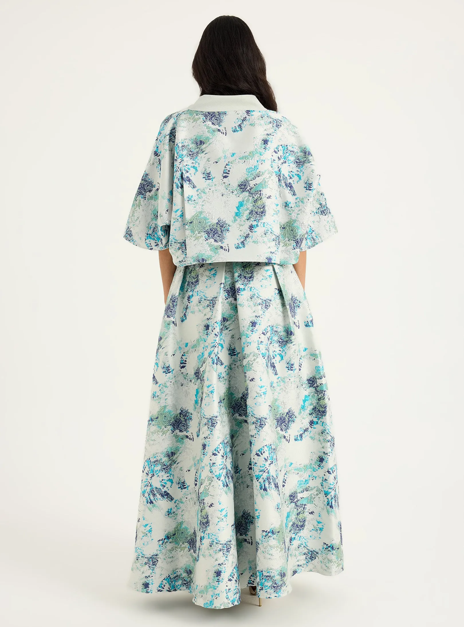 Jacquard Jacket & Skirt Set