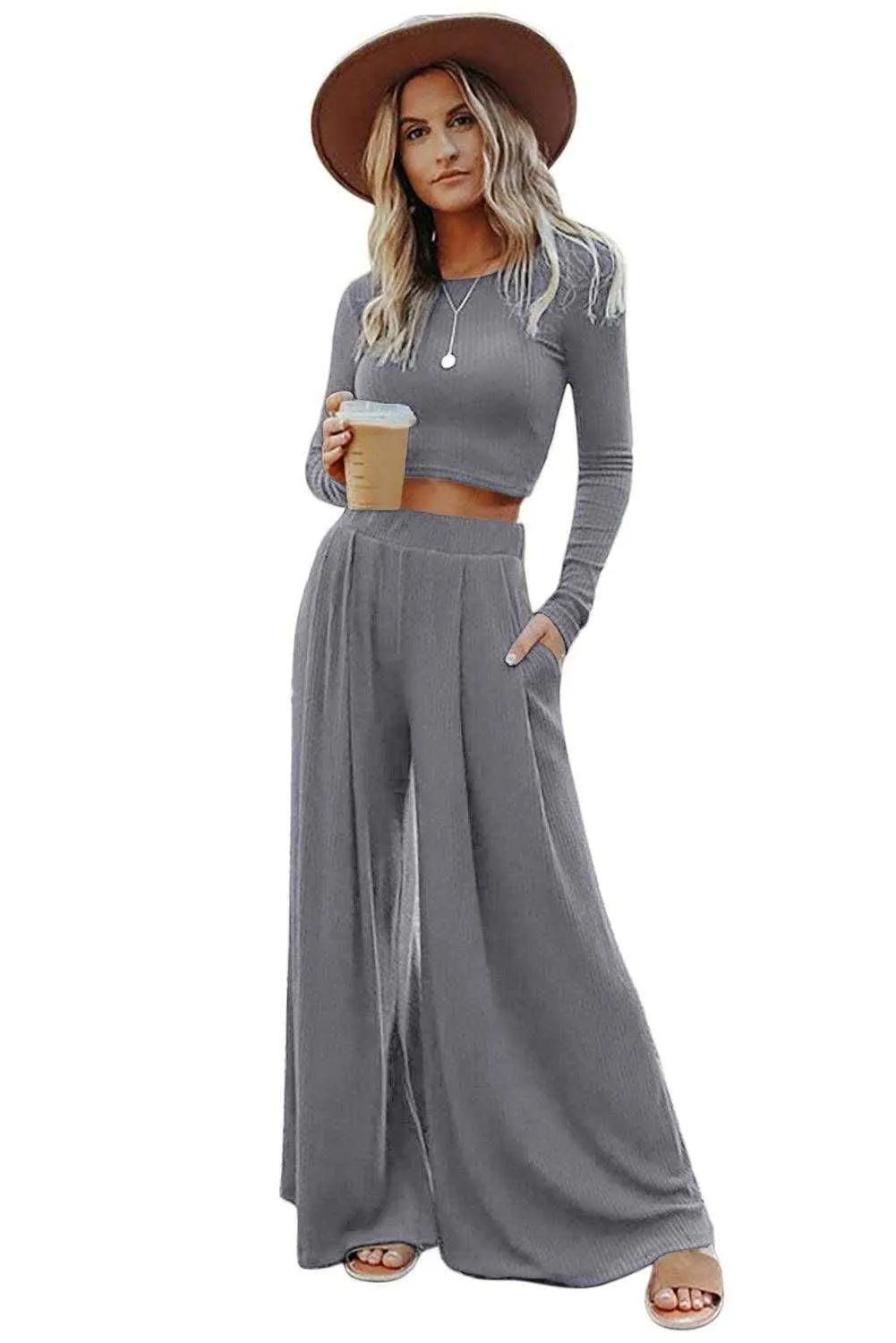 Jasmine Crop Set - Stylish and Versatile Outfits for You