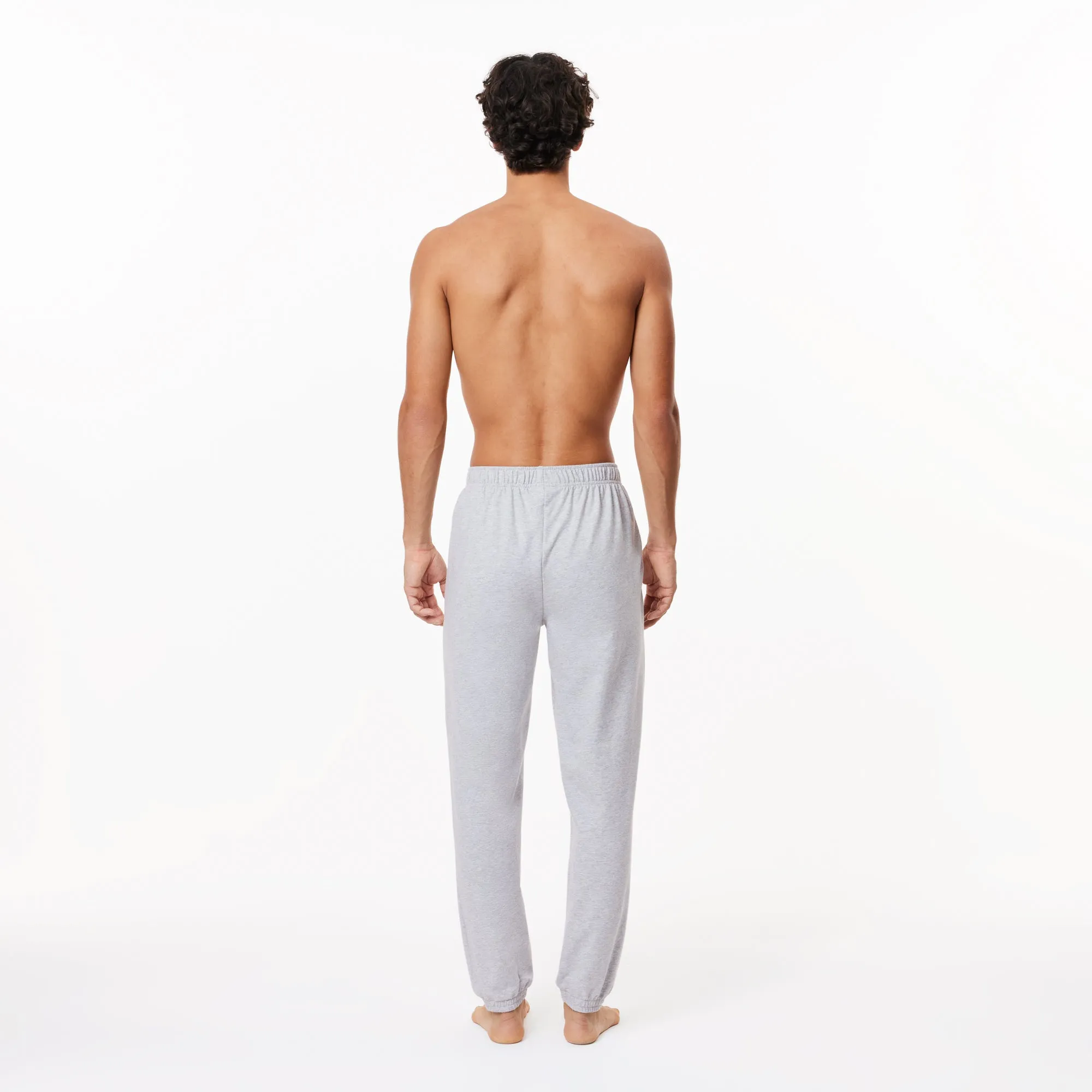 Lacoste Men's Loungewear Pyjama Pants - Silver Chine/Green