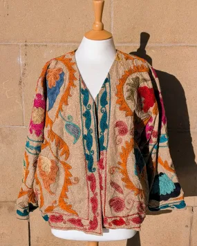 Laila Tapestry Suzani Kimono Ladies Jacket No 13