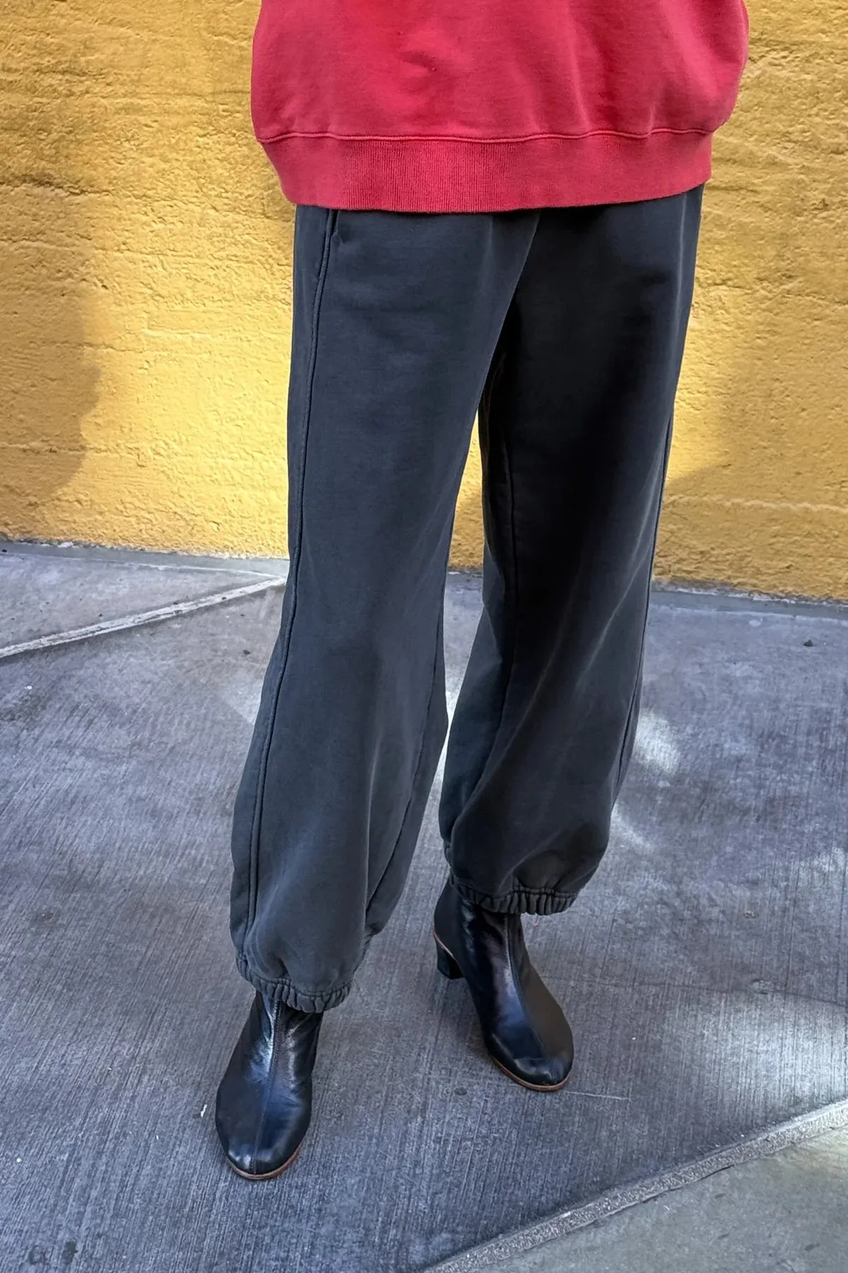 Le Bon Shoppe French Terry Coal Balloon Pants
