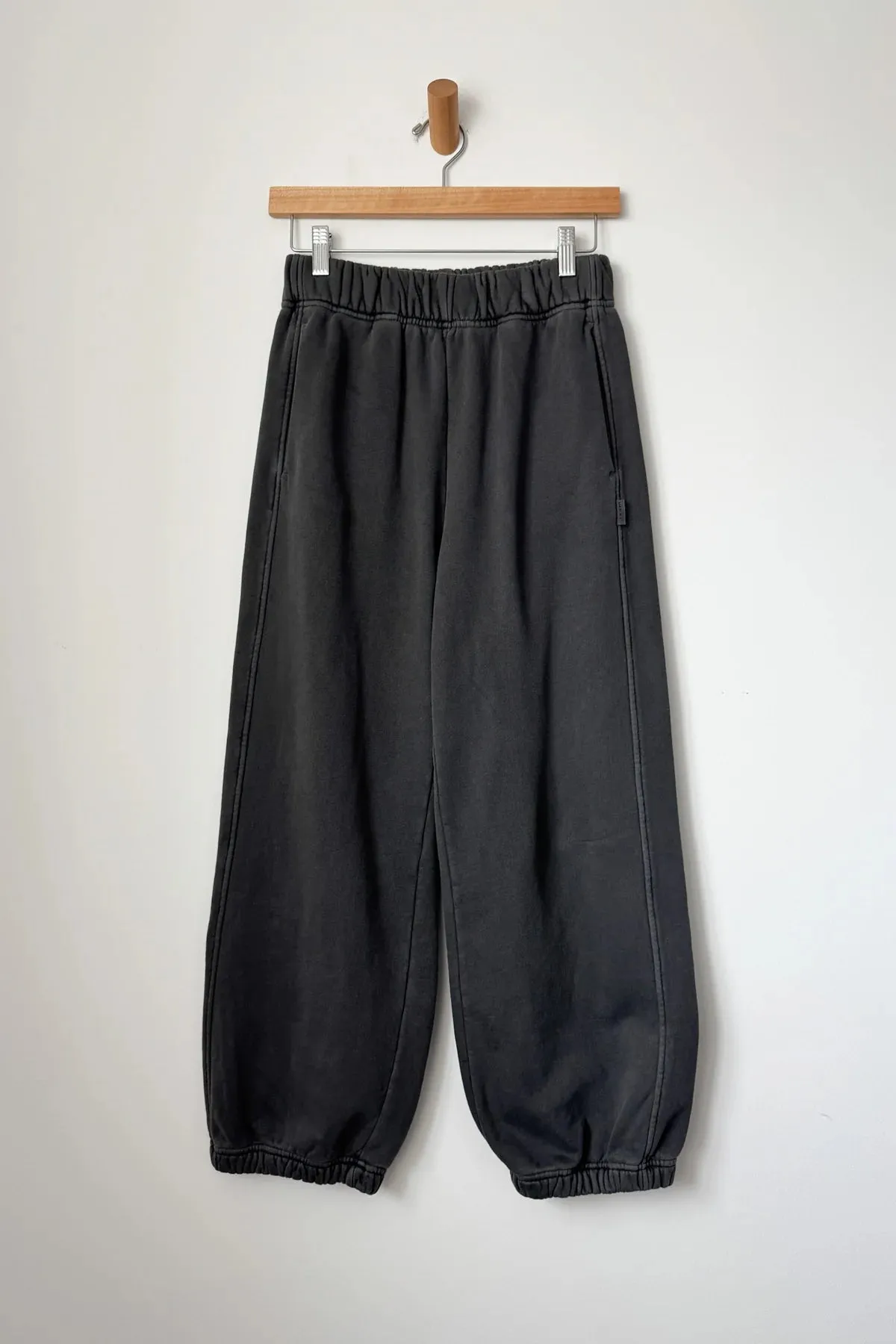 Le Bon Shoppe French Terry Coal Balloon Pants