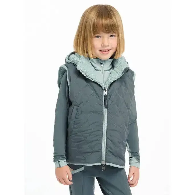 Lemieux Mini Elsie Reversible Gilet Petrol