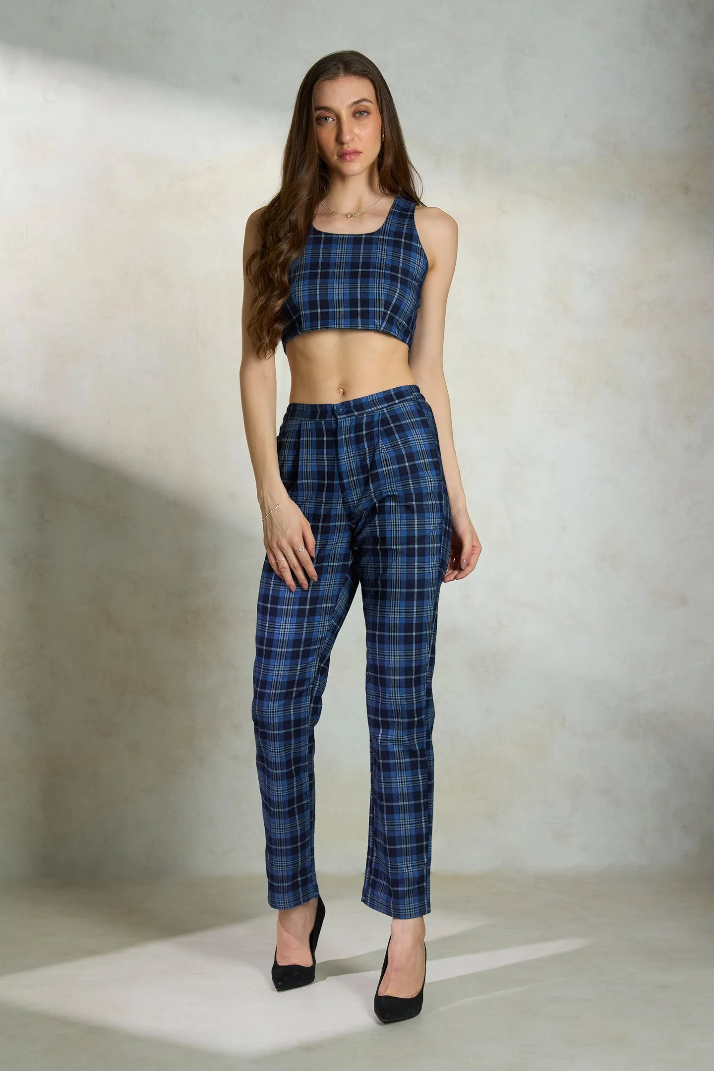 Lucy|Checked Cotton Co-ords