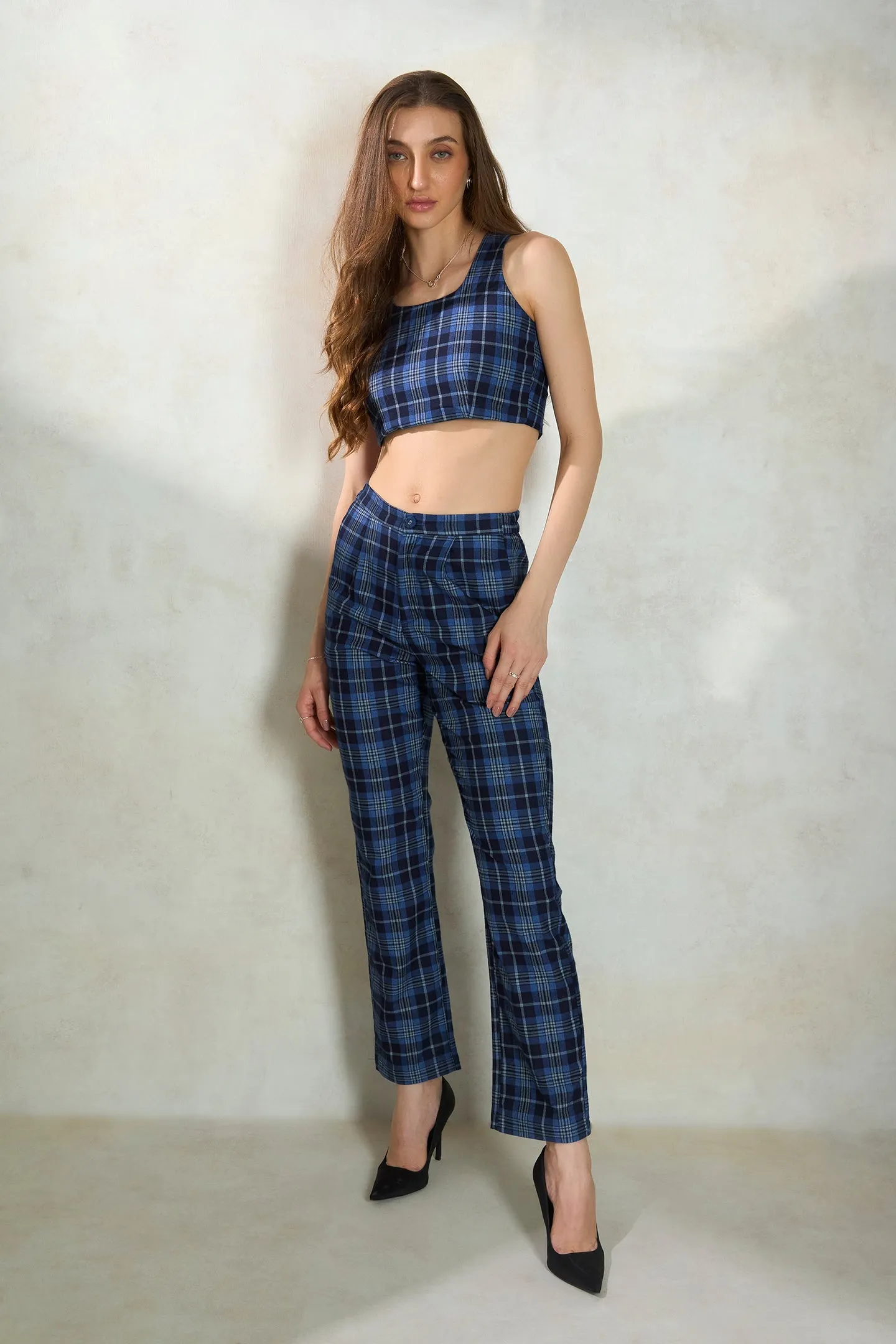 Lucy|Checked Cotton Co-ords