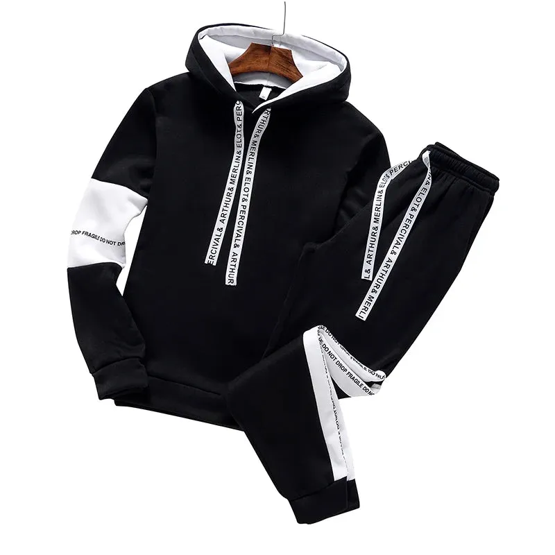 Men's Hoodie & Sweatpants Tracksuit Set