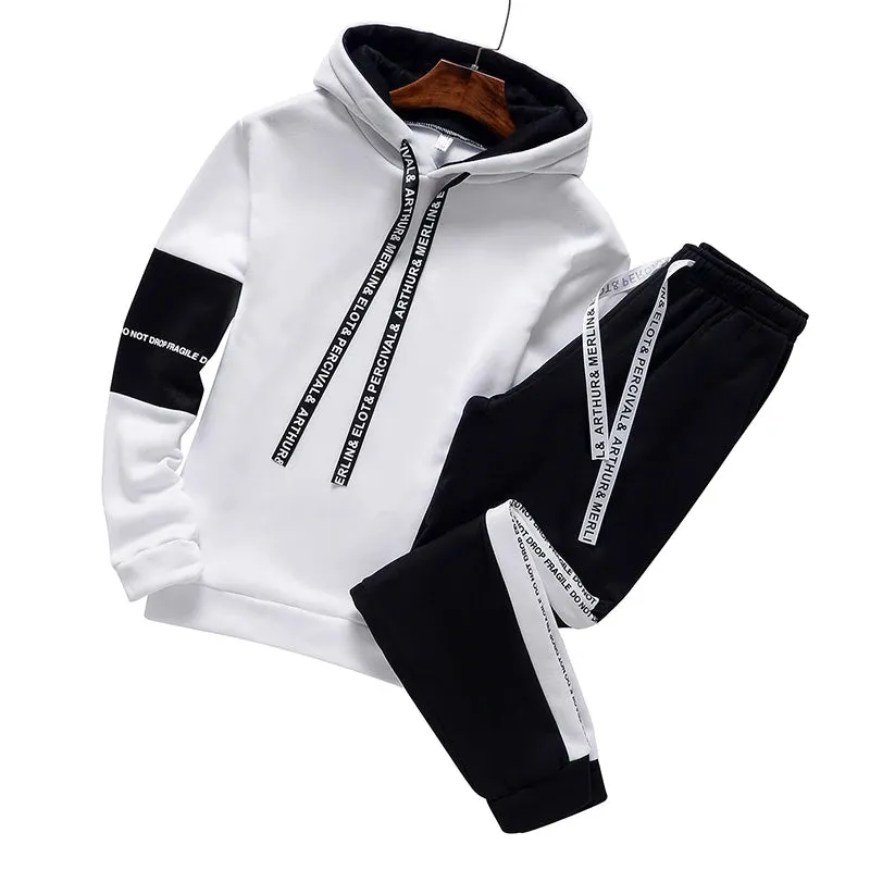 Men's Hoodie & Sweatpants Tracksuit Set