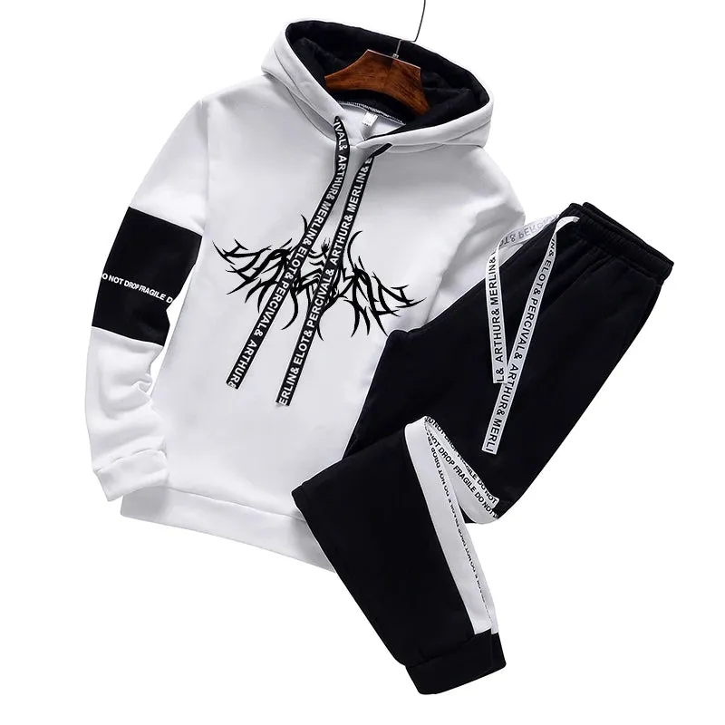 Men's Hoodie & Sweatpants Tracksuit Set