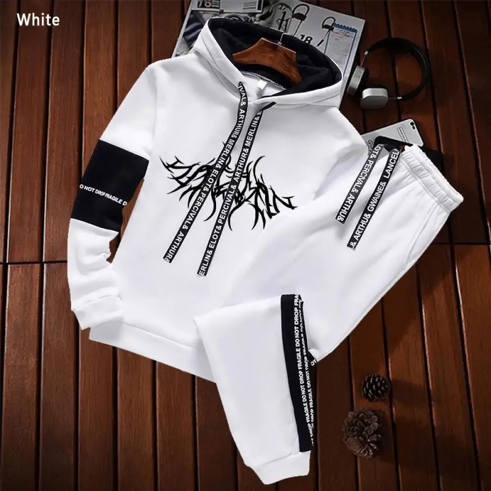 Men's Hoodie & Sweatpants Tracksuit Set