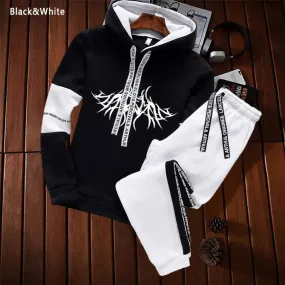 Men's Hoodie & Sweatpants Tracksuit Set
