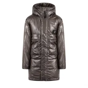 Mens MA.STRUM Oil Slick Thermo Long Down Coat