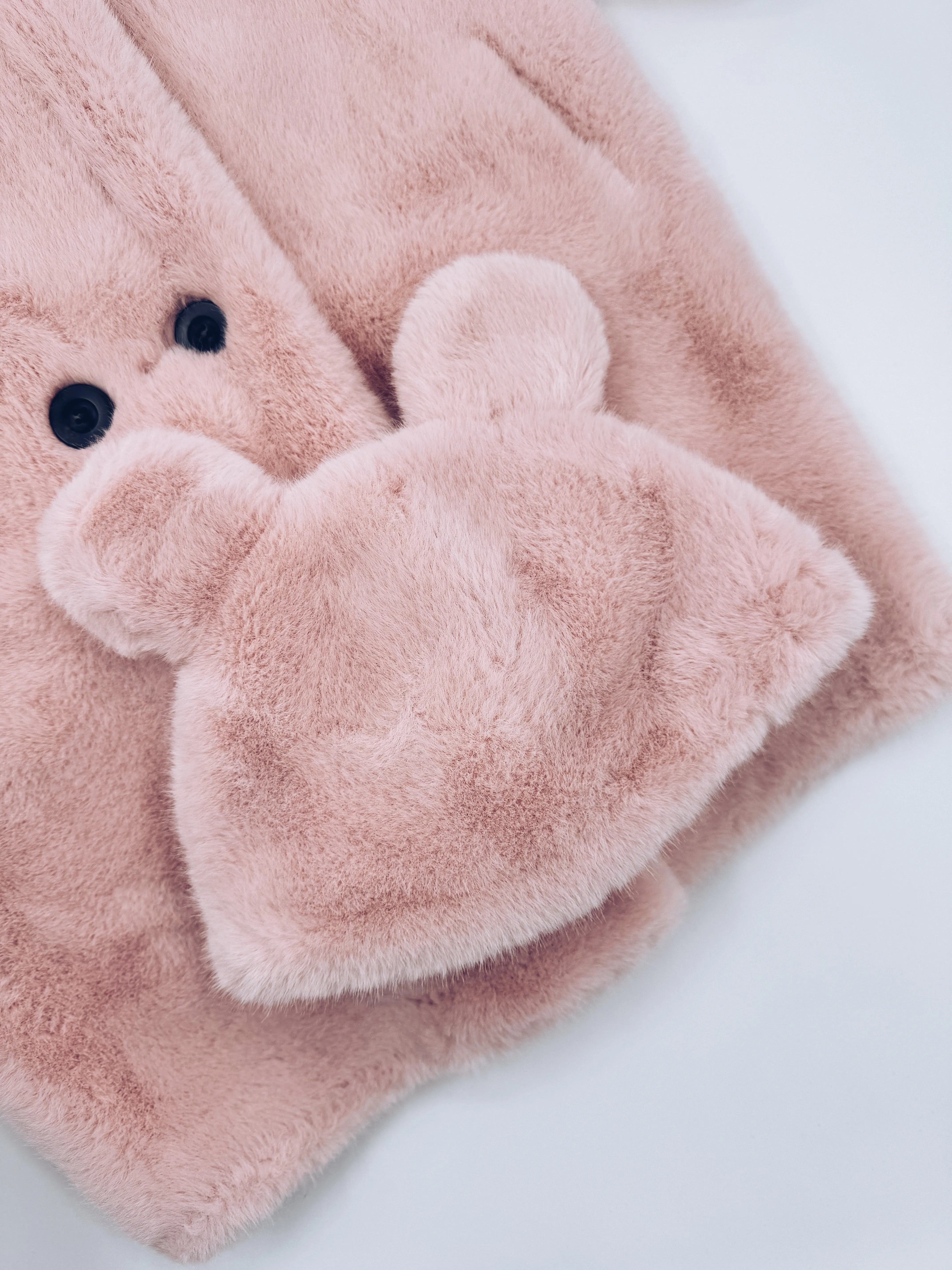 MI LOVES Signature Pink Bear coat 3 piece set.