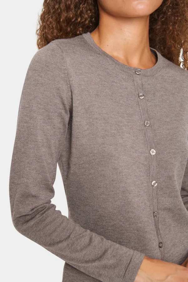 Mila R neck Cardigan by Saint Tropez