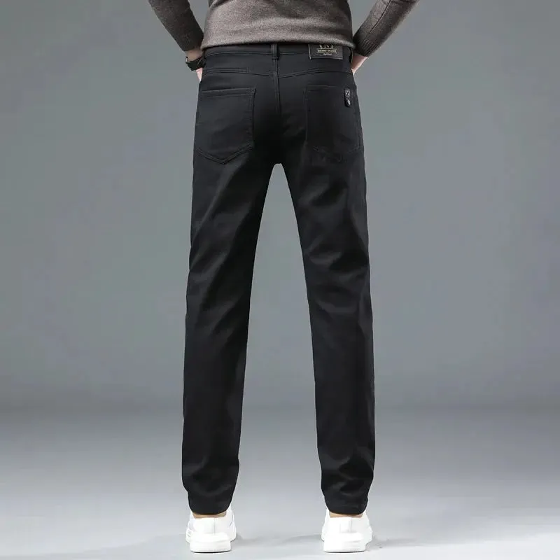 New Spring Autum Men's Casual Pants Made of Pure Cotton
