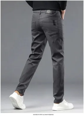 New Spring Autum Men's Casual Pants Made of Pure Cotton
