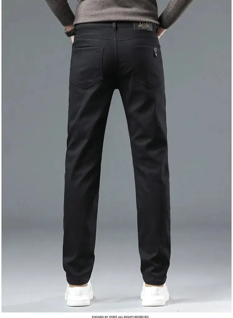 New Spring Autum Men's Casual Pants Made of Pure Cotton