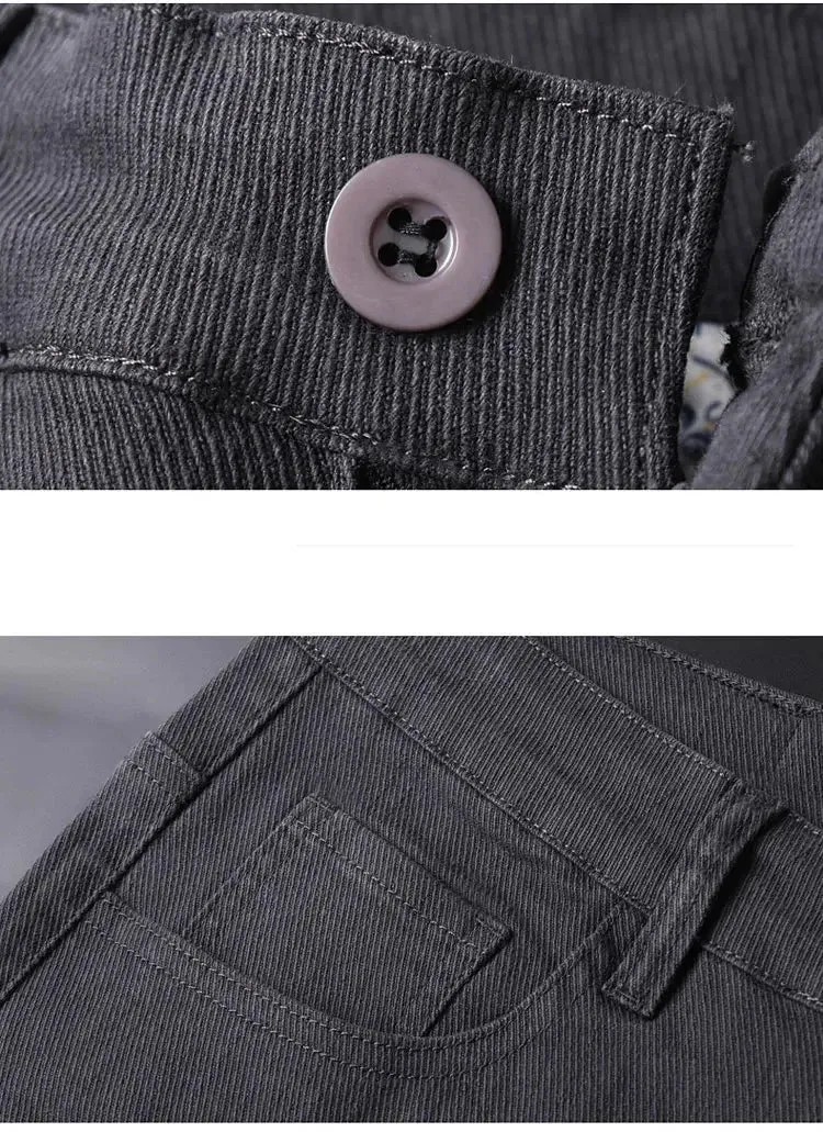 New Spring Autum Men's Casual Pants Made of Pure Cotton
