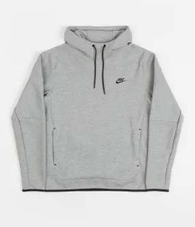 Nike Tech Fleece Hoodie - Dark Grey Heather / Black