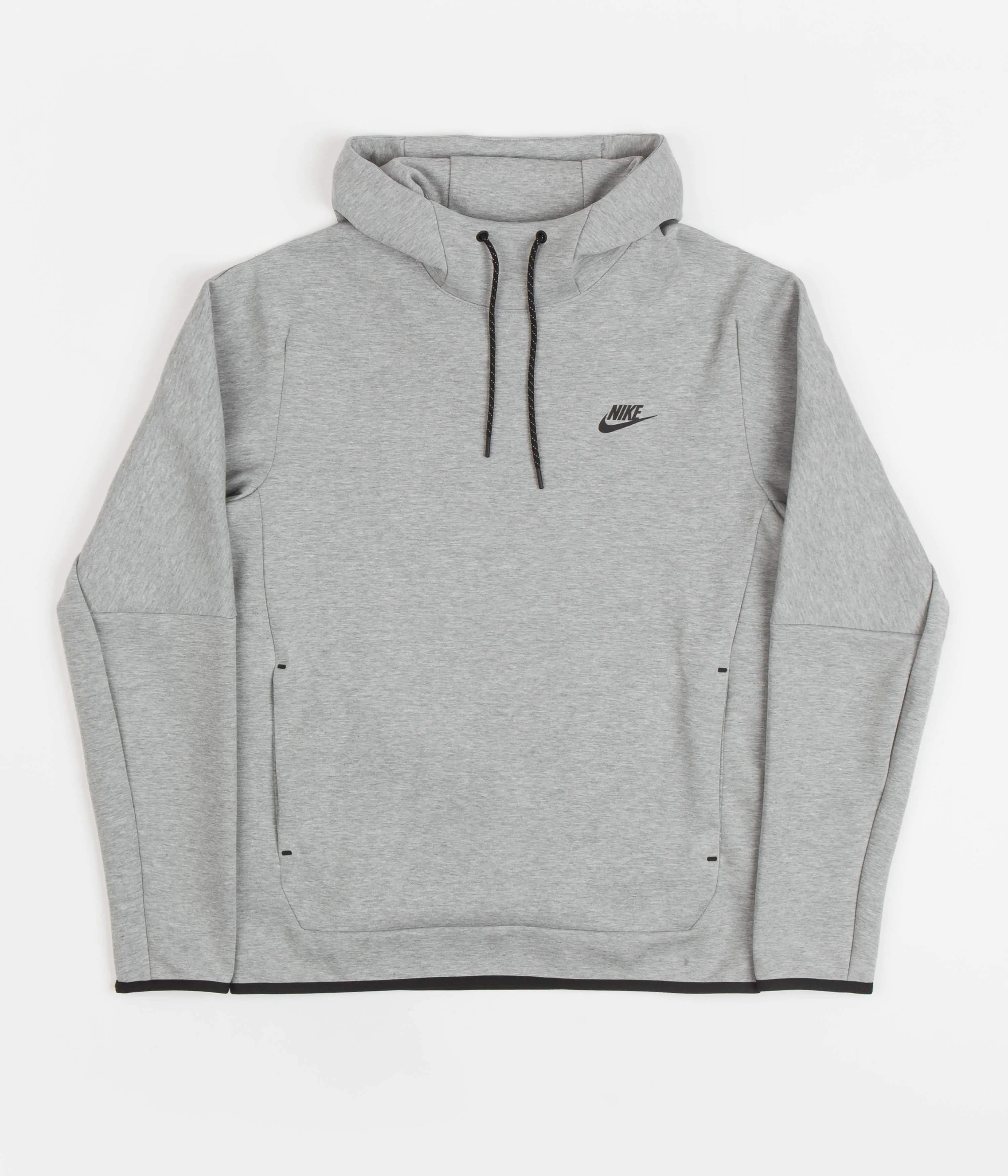 Nike Tech Fleece Hoodie - Dark Grey Heather / Black