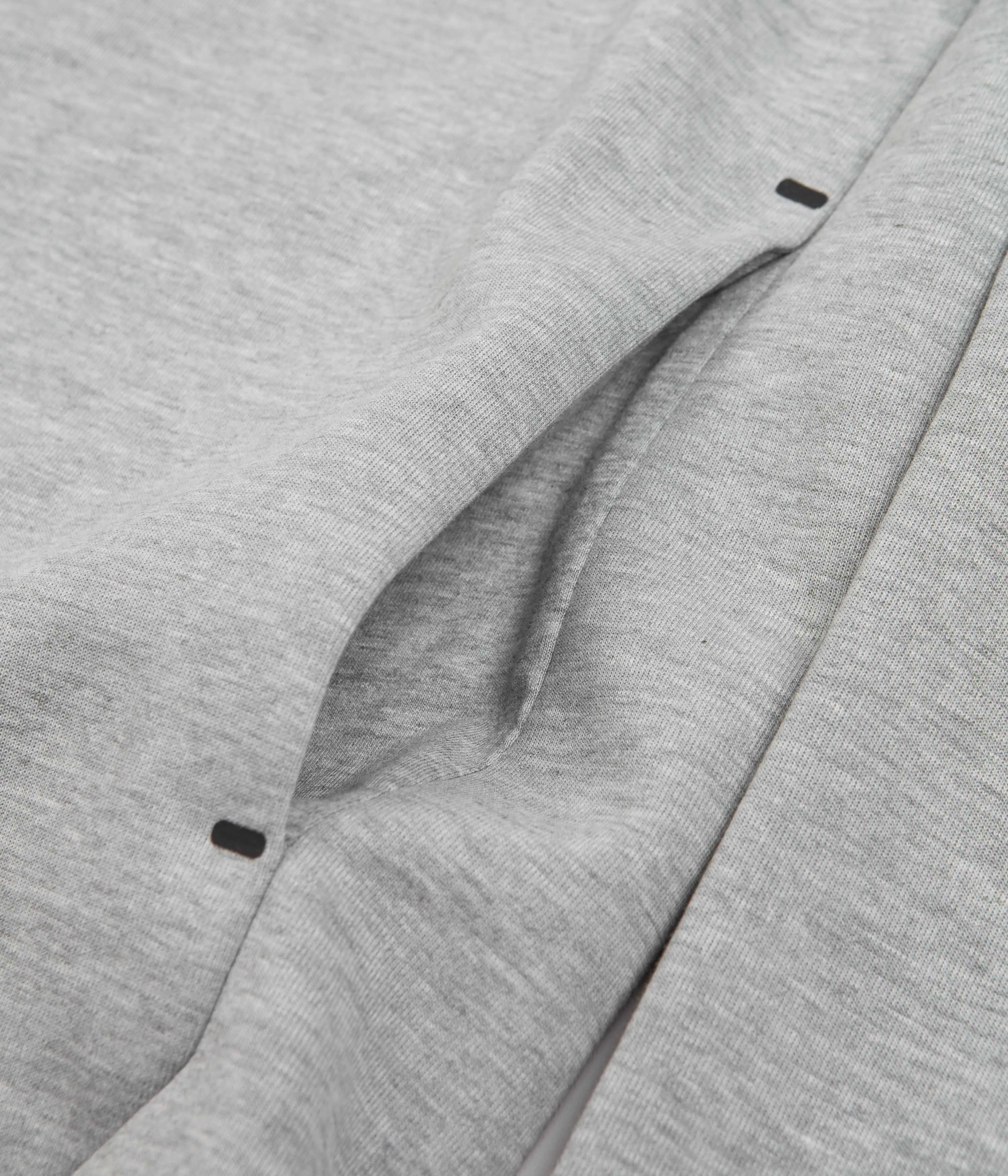 Nike Tech Fleece Hoodie - Dark Grey Heather / Black
