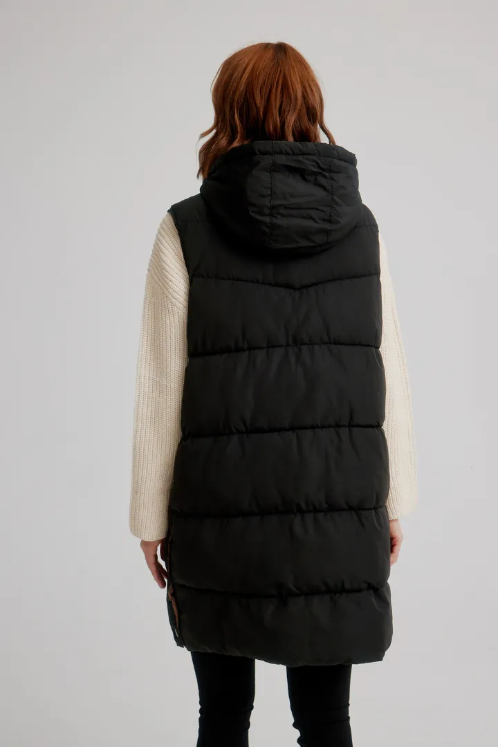 Nikki Side Snap Relaxed Fit Vest