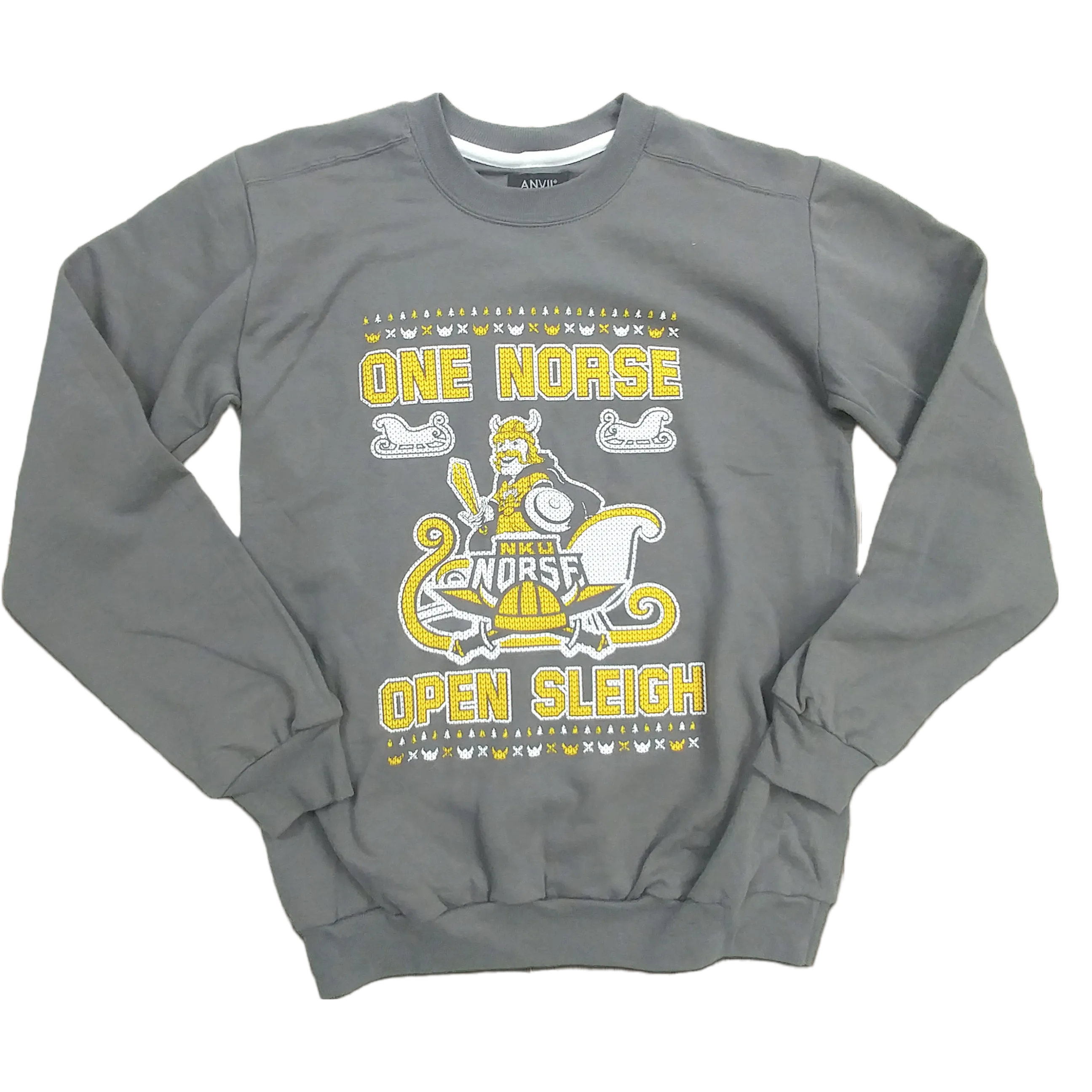 NKU One Norse Open Sleigh Ugly Christmas Sweatshirt