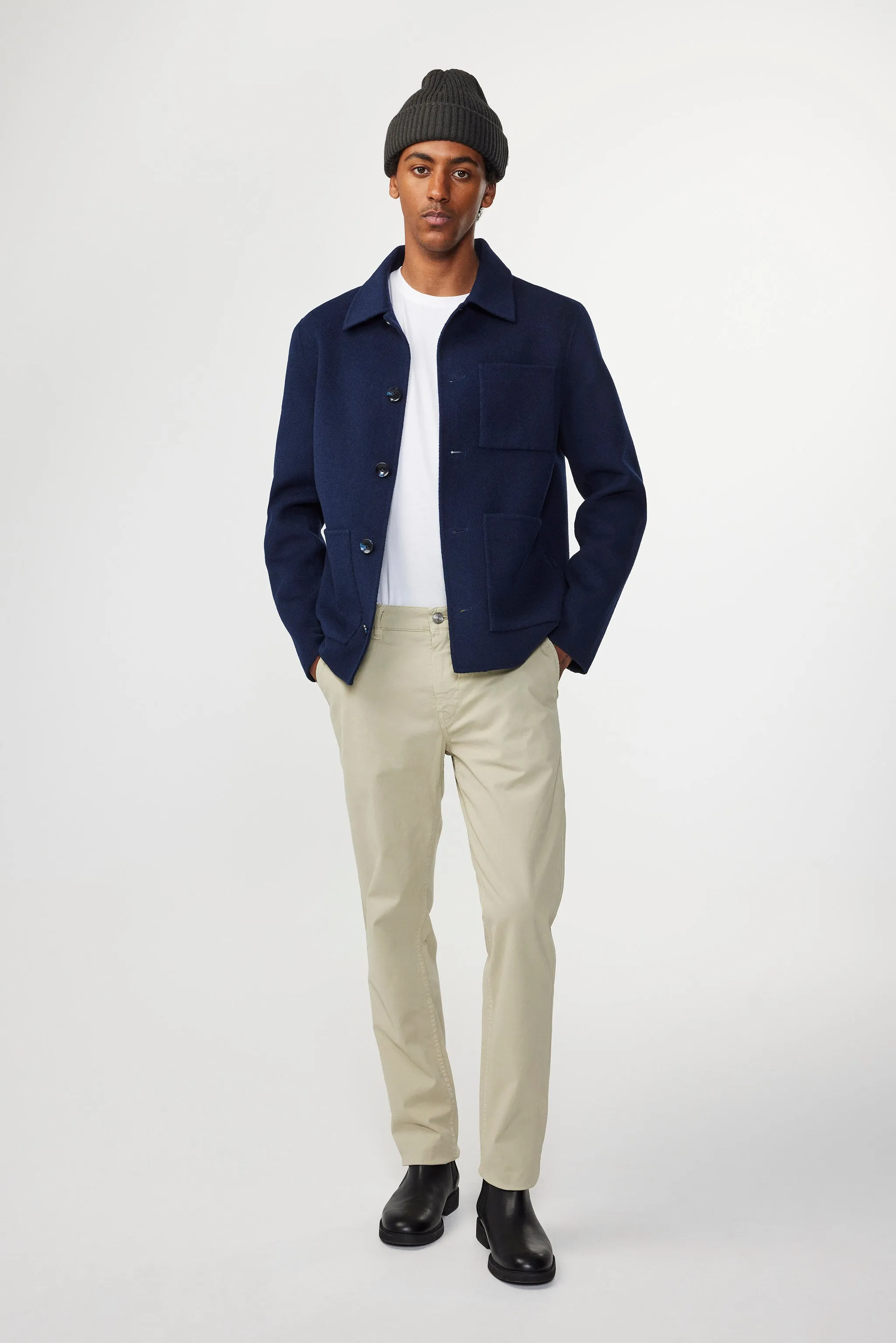 NN07 Marco 1400 Classic Chino in Fog