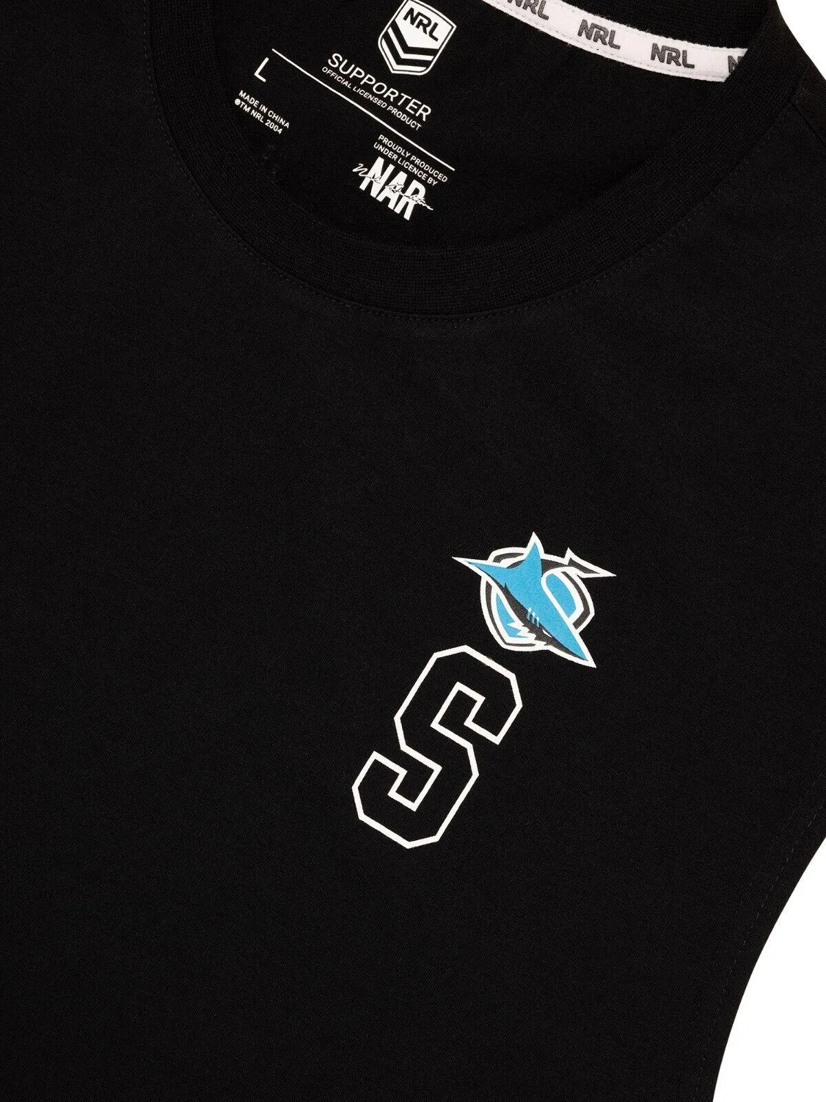 NRL Muscle Tank Singlet - Cronulla Sharks - Mens - Rugby League