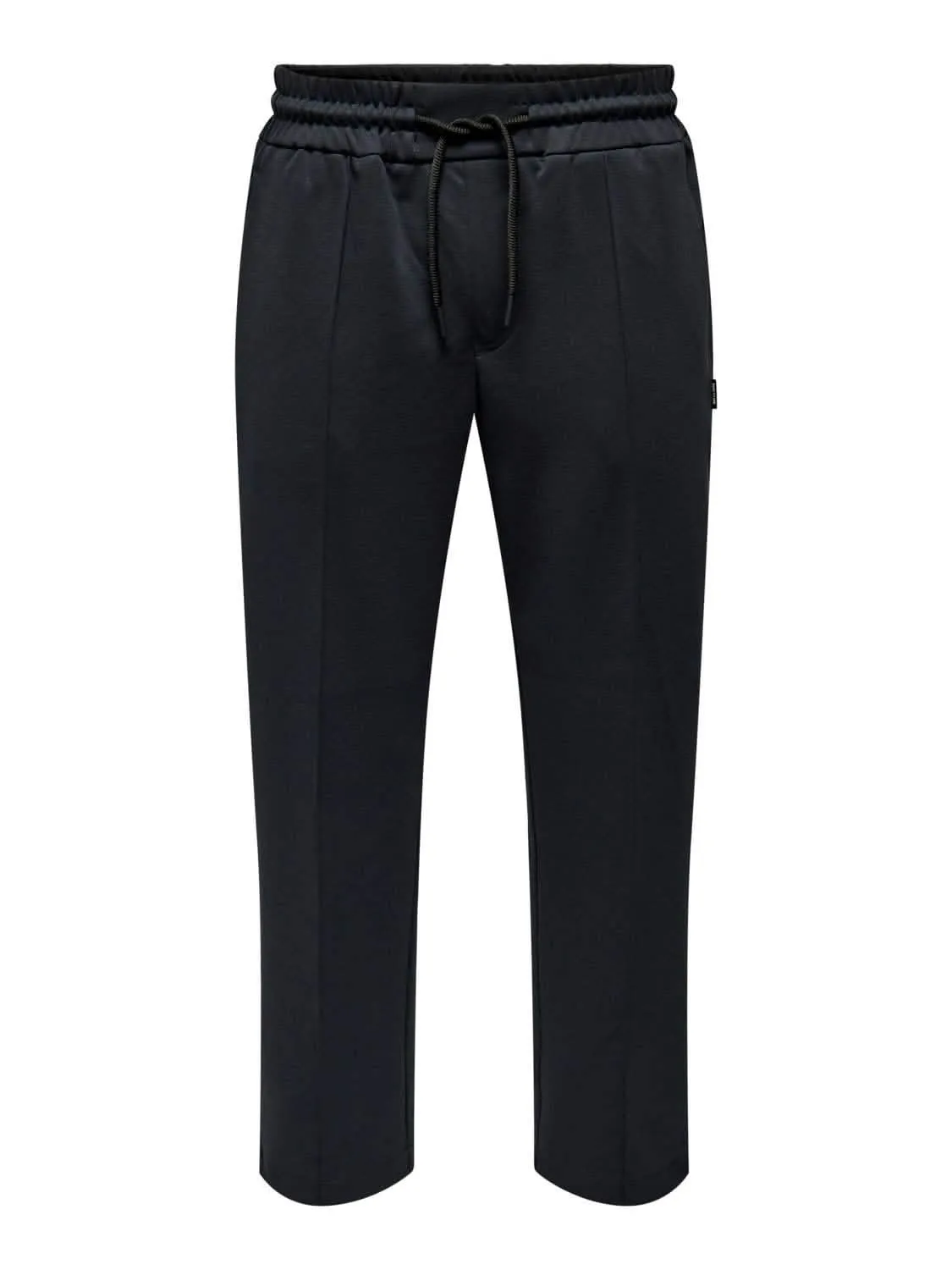 Only & Sons Jake Straight Jersey Pants Donkerblauw