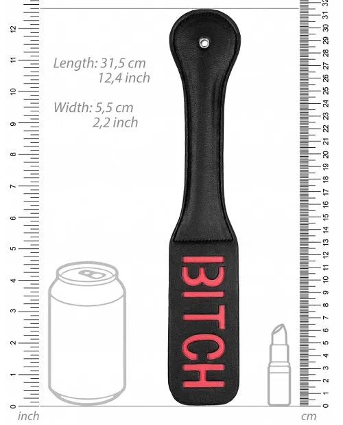 Ouch! Paddle - BITCH - Black