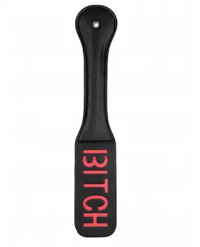 Ouch! Paddle - BITCH - Black